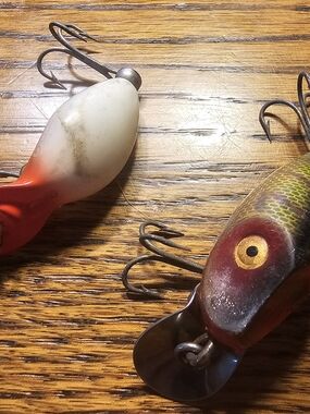 Heddon Vintage Fishing Lures.